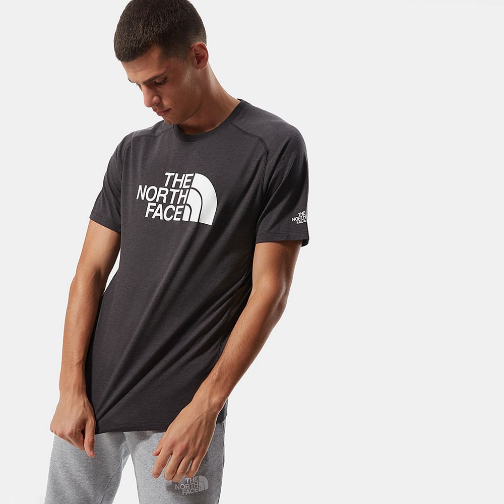 The North Face T-Shirts Mens Australia - The North Face Wicker Graphic Black Running & Training (MHW